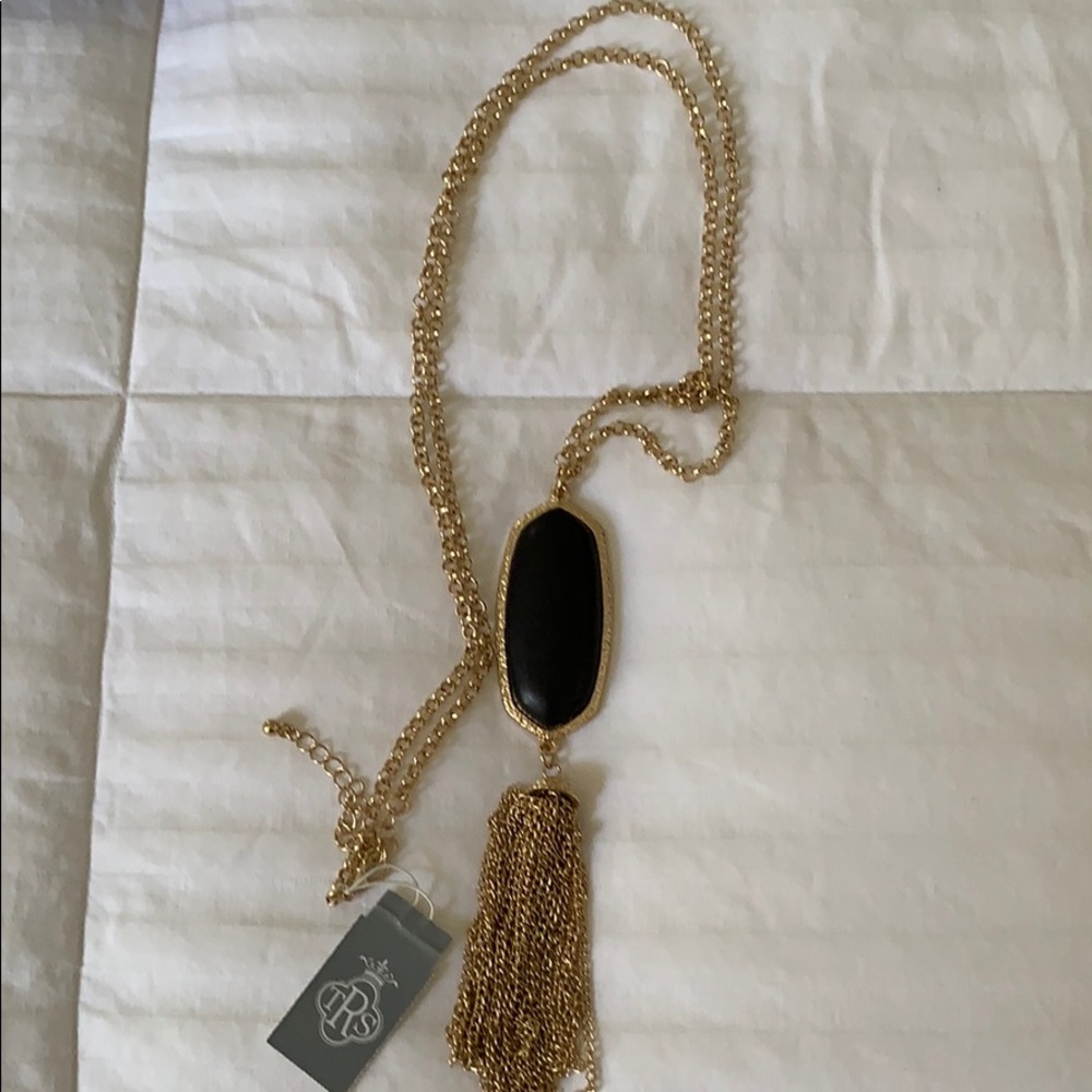 Black and gold necklace